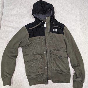 Mens, The North Face Winter Jacket, Fall13 A8WX, Black/Green
